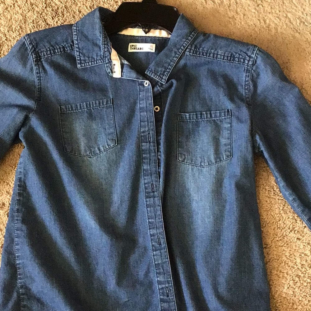 Extra large kids Jean jacket